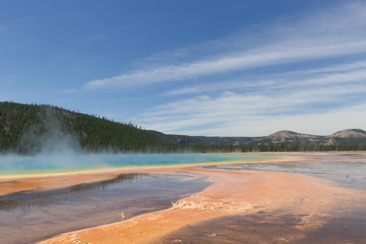 Grand Prismatic Spring in Yellowstone National Park