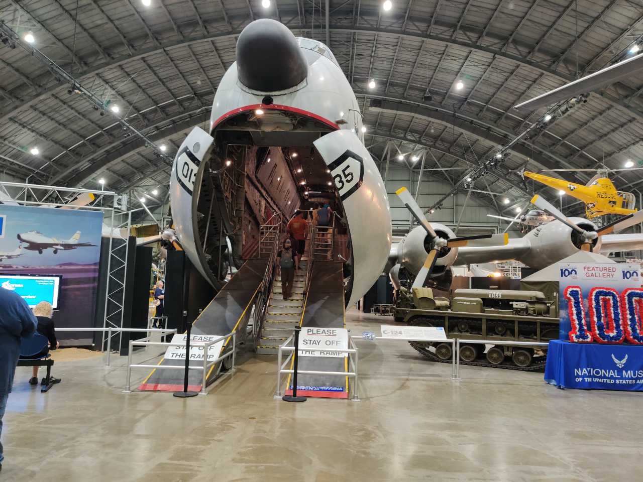 Douglas C-124 Globemaster II – this is one of many airplanes in the Air Force Museum that you can go inside of.