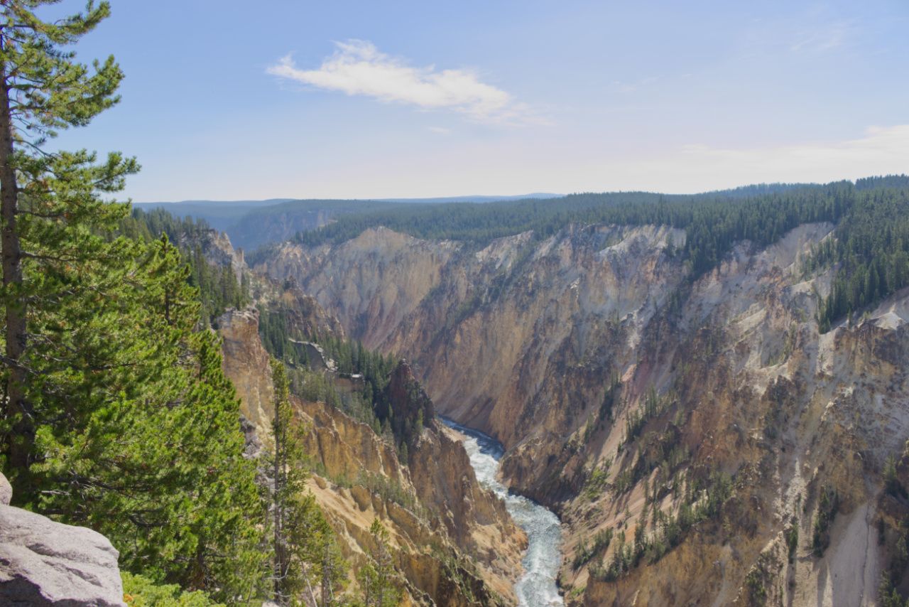 Grand Canyon of the Yellowstone in Yellowstone National Park