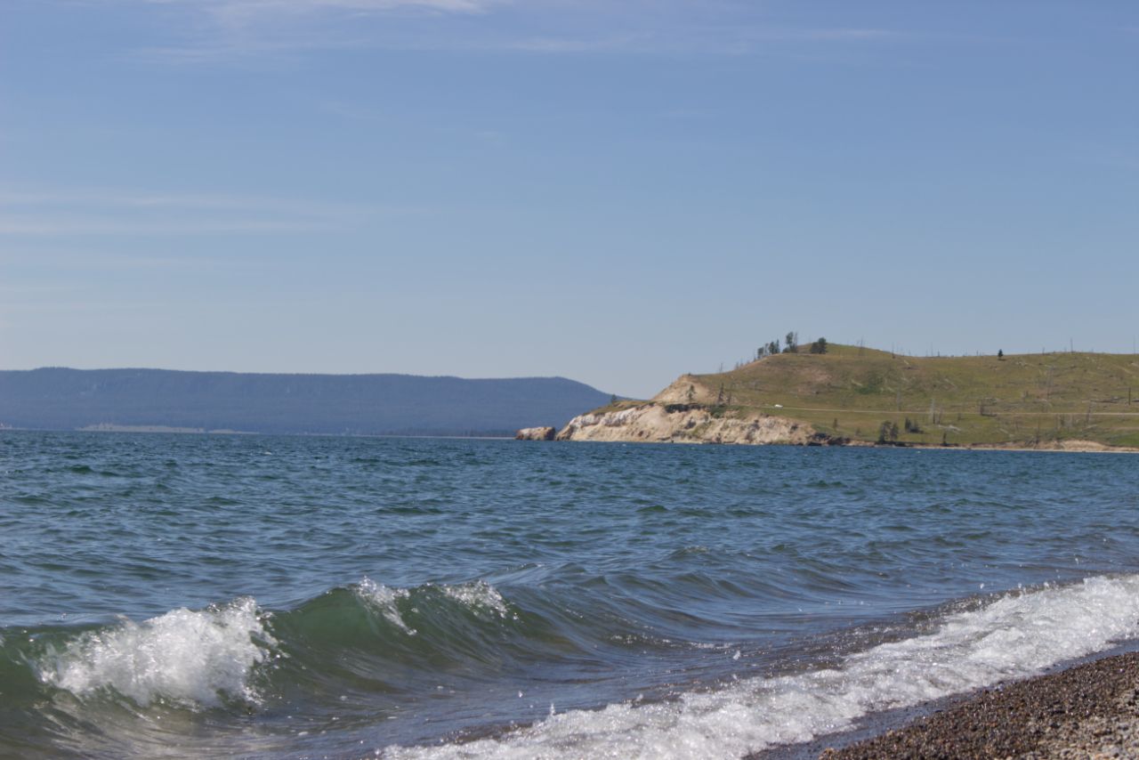 Yellowstone Lake in Yellowstone National Park