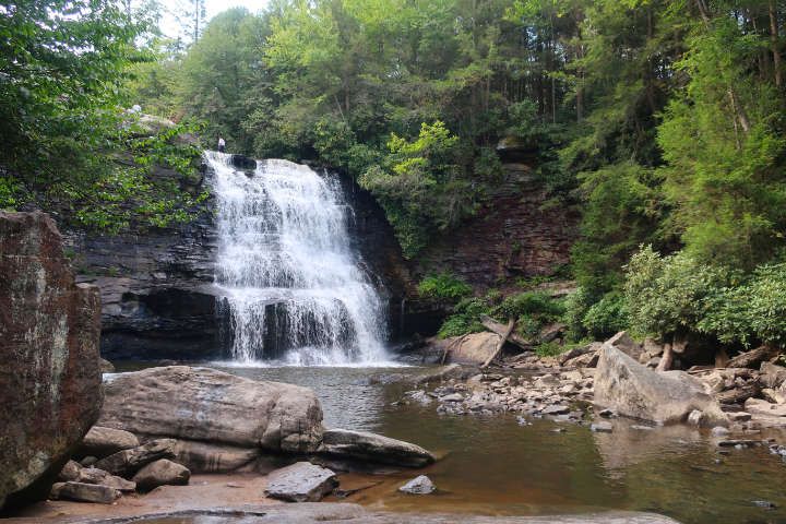 Muddy Creek Falls in Swallow Falls State Park Maryland