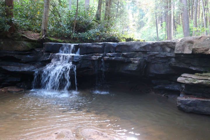 Tolliver Falls in Swallow Falls State Park Maryland