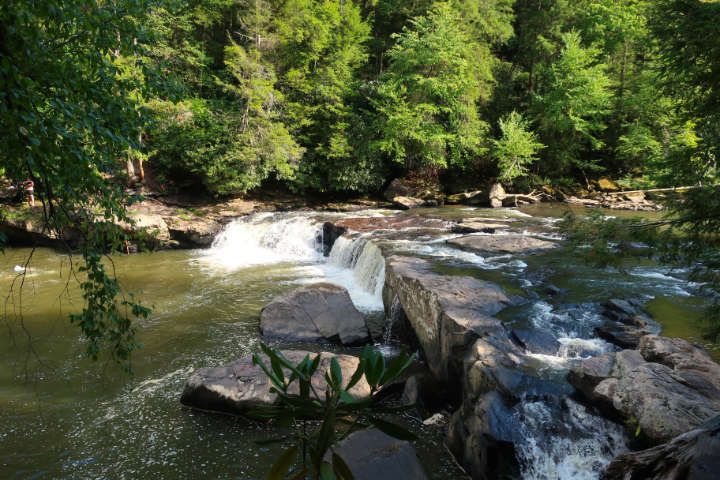Upper Swallow Falls in Swallow Falls State Park Maryland