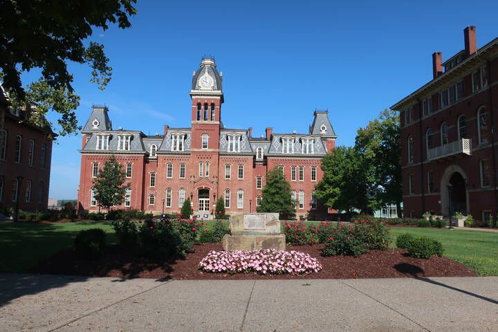 Woodburn hall in West Virginia University